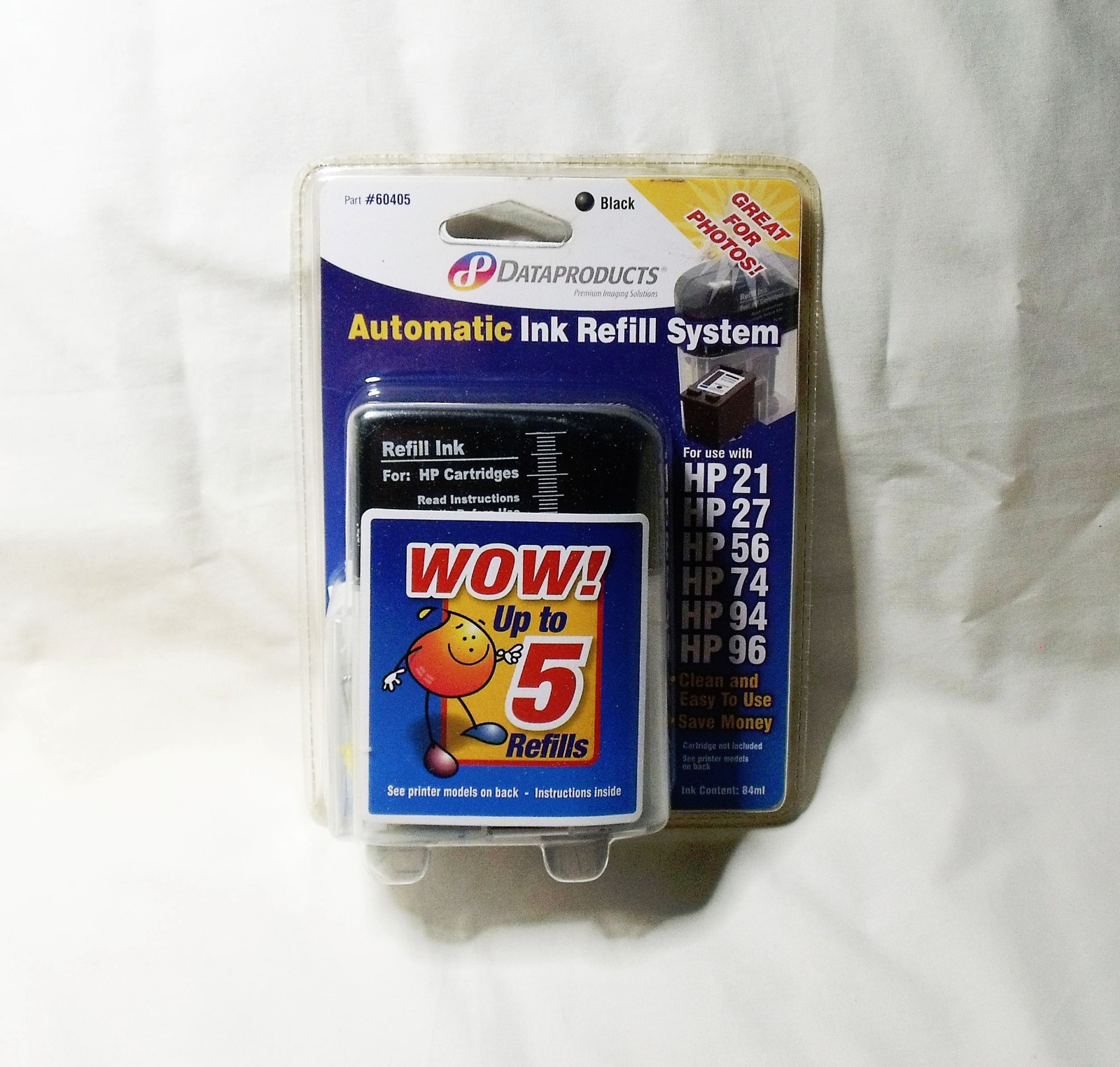Dataproducts Automatic Ink Refill System, Black HP 21 27 56 94 96 (new sealed)