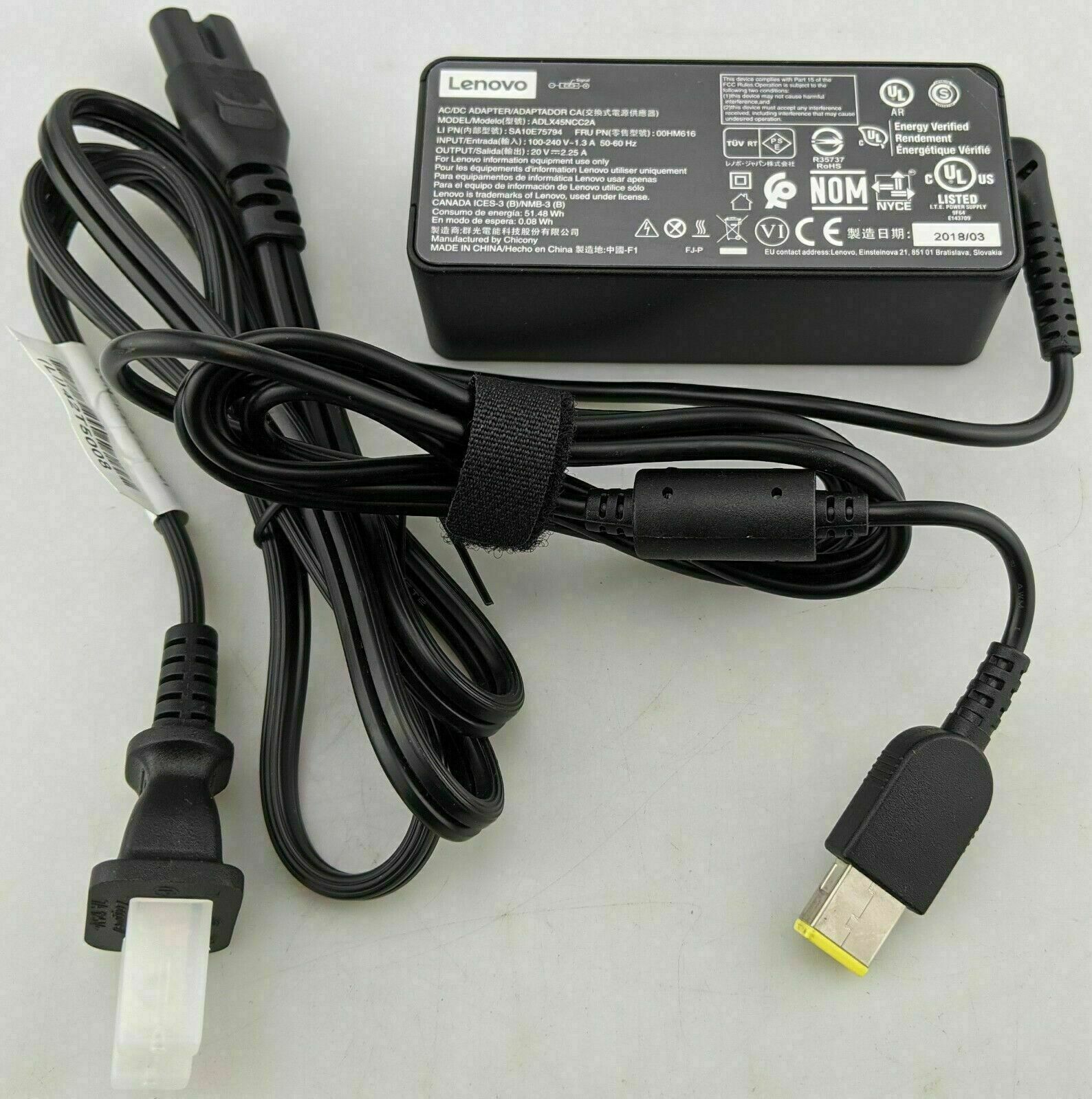 Lot Genuine Lenovo ThinkPad Laptop AC Adapter Power Supply Charger 45W 65W 90W