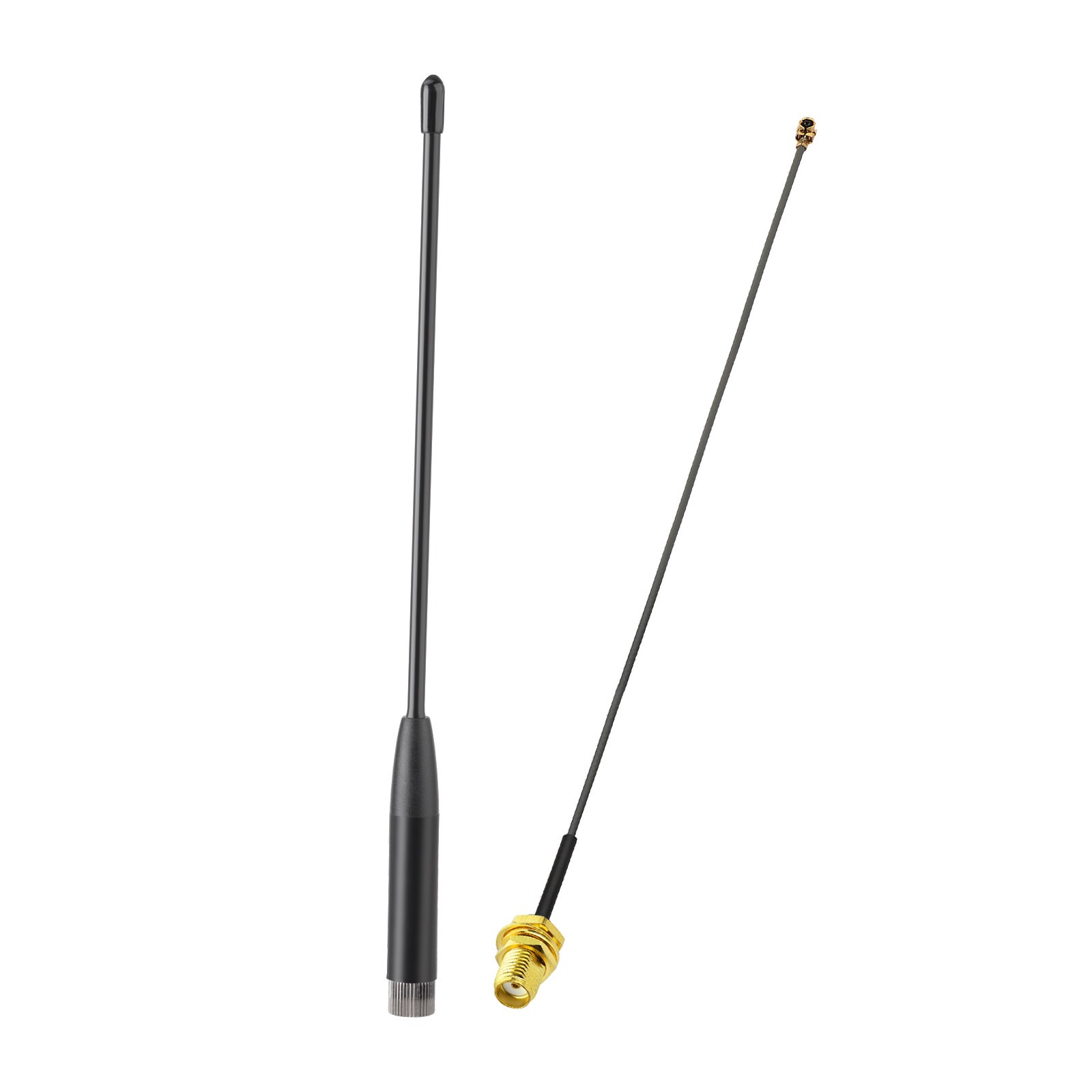 915 MHz LoRa Soft Whip Antenna SMA +Mini PCI-E U.FL Cable for Meshtastic LoRaWan