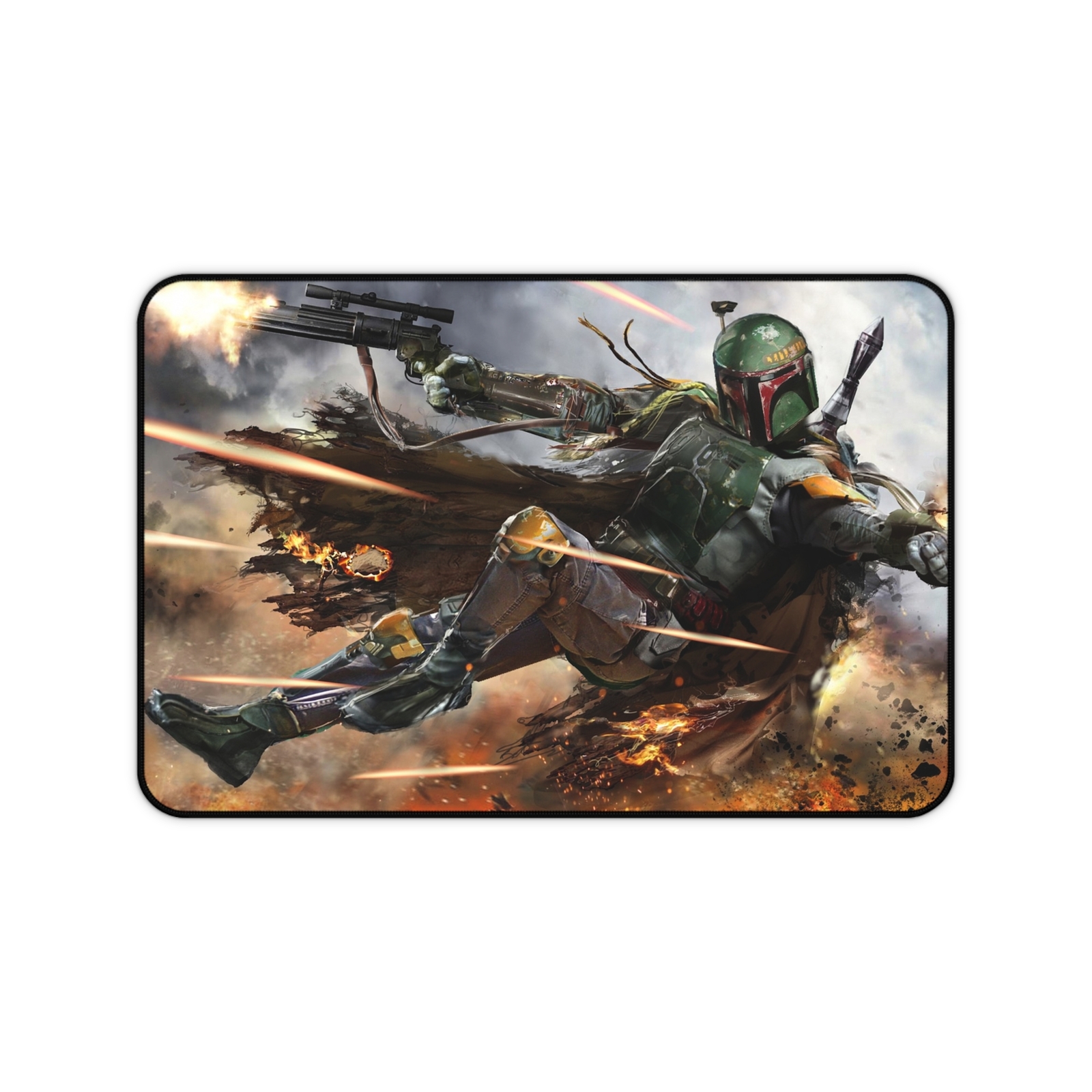 Boba Fett Star Wars Desk Mat | Mandalorian Gaming Mousepad