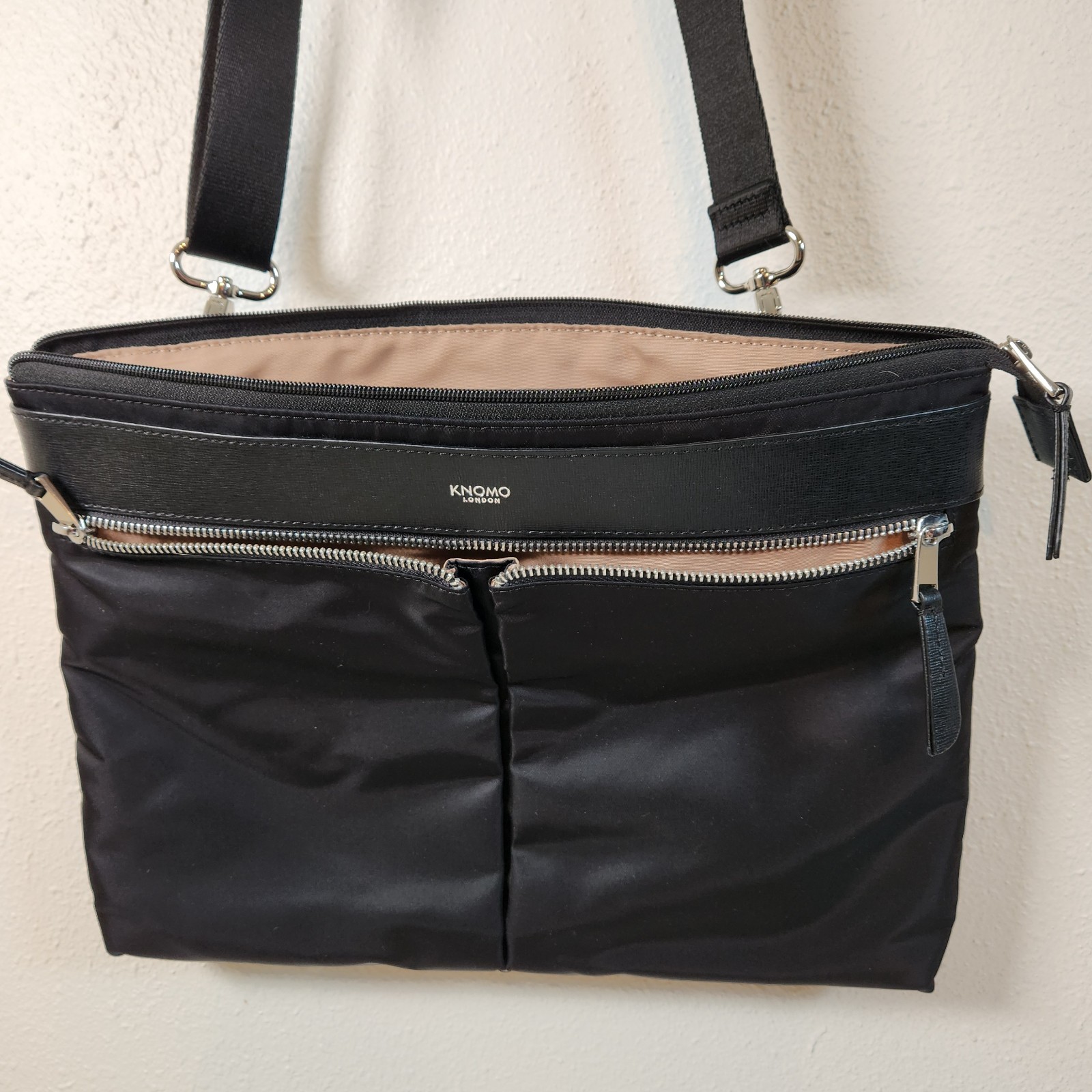 Knomo London Black P1171 Bag Clean Unused NWOT