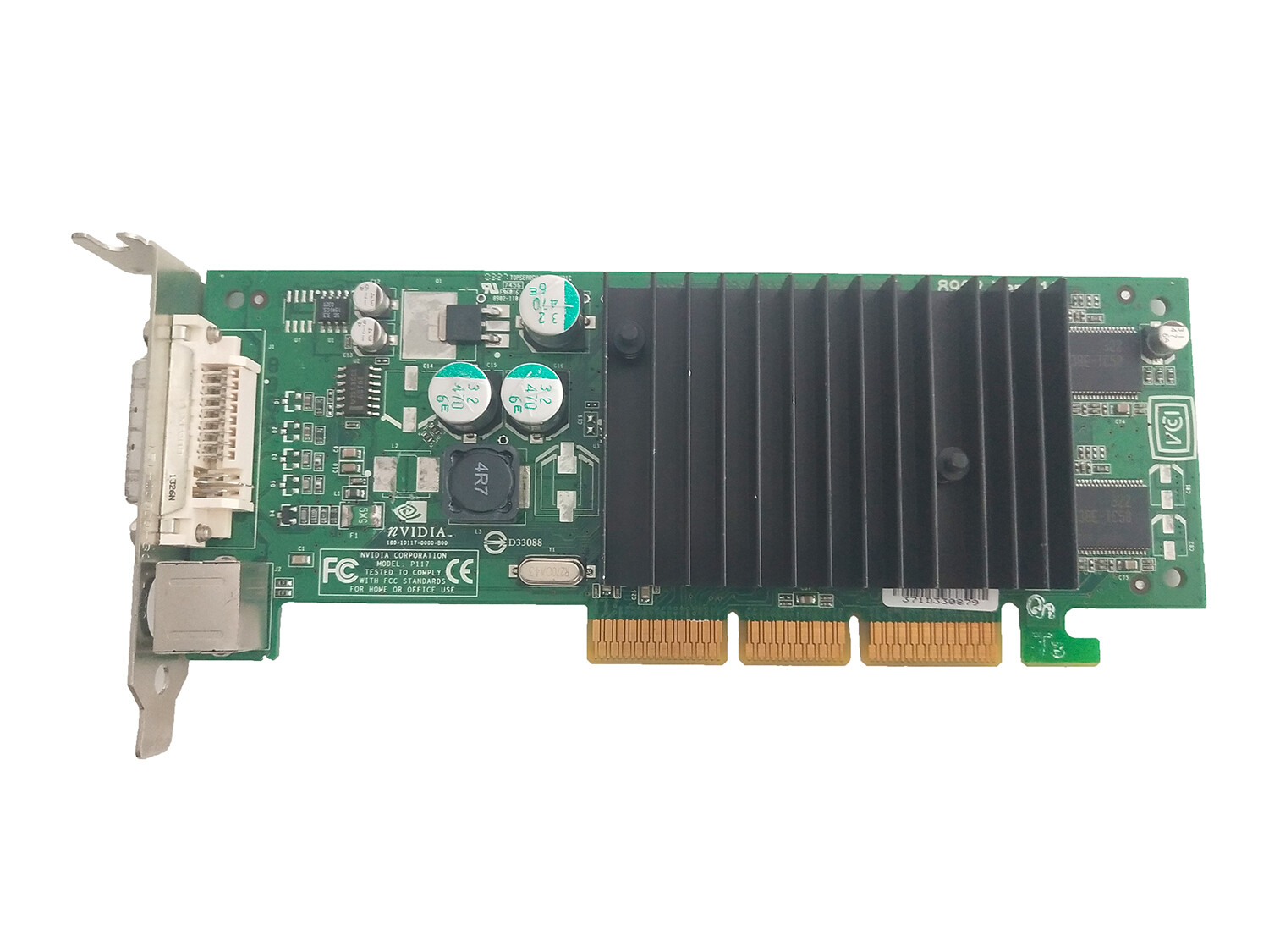 Graphic Card For Dell Sff Mx440 P117 64MB with VGA Adapter 0G0772