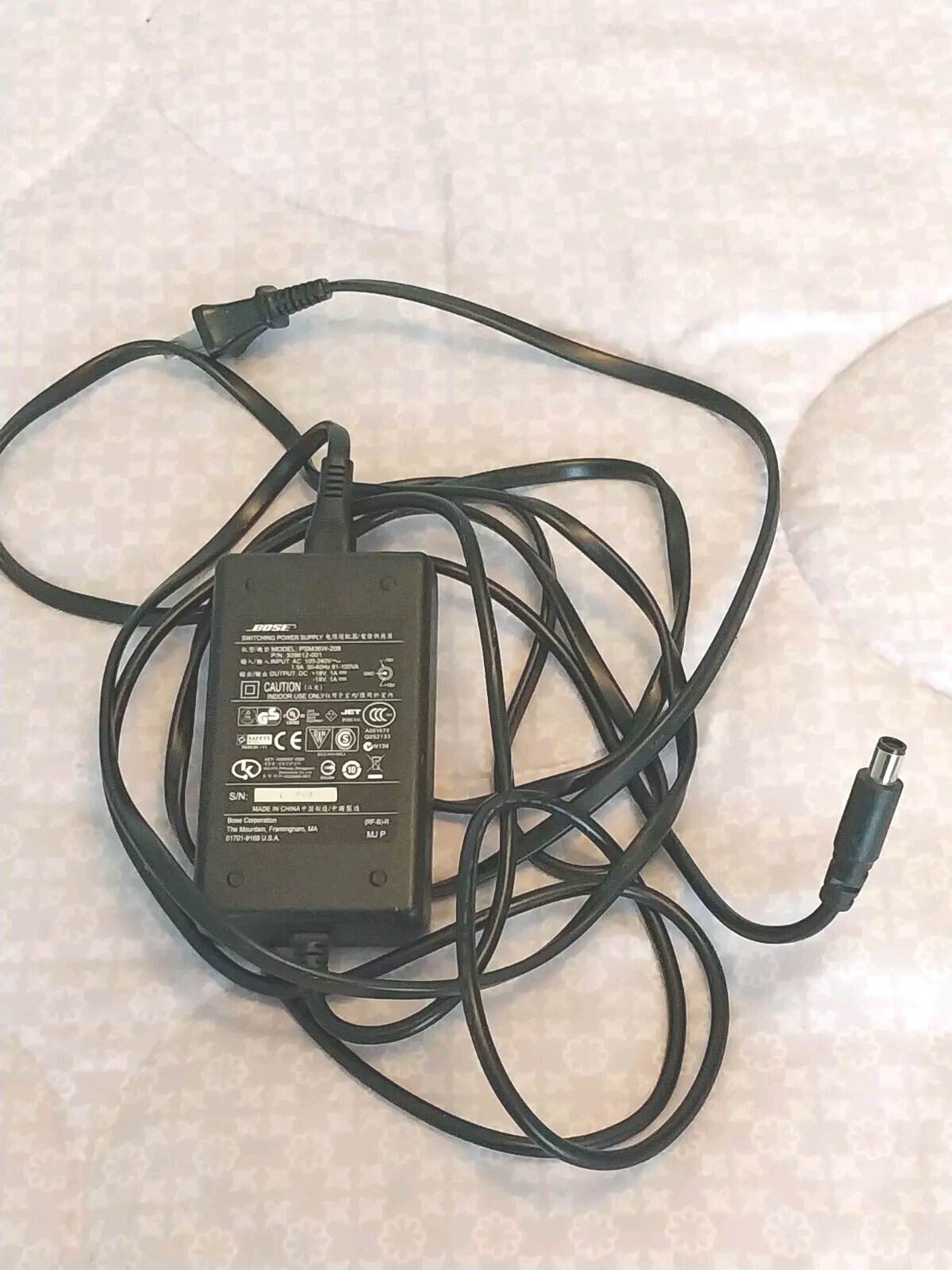 BOSE Switching Power Supply Cord PSM36W-208