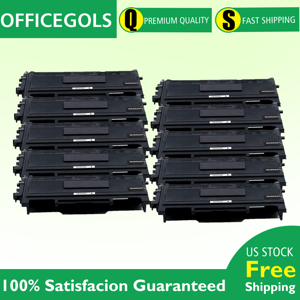 For Brother 10 Pack TN350 JUMBO Toner Compatible MFC-7220 MFC-7420 HL-2030