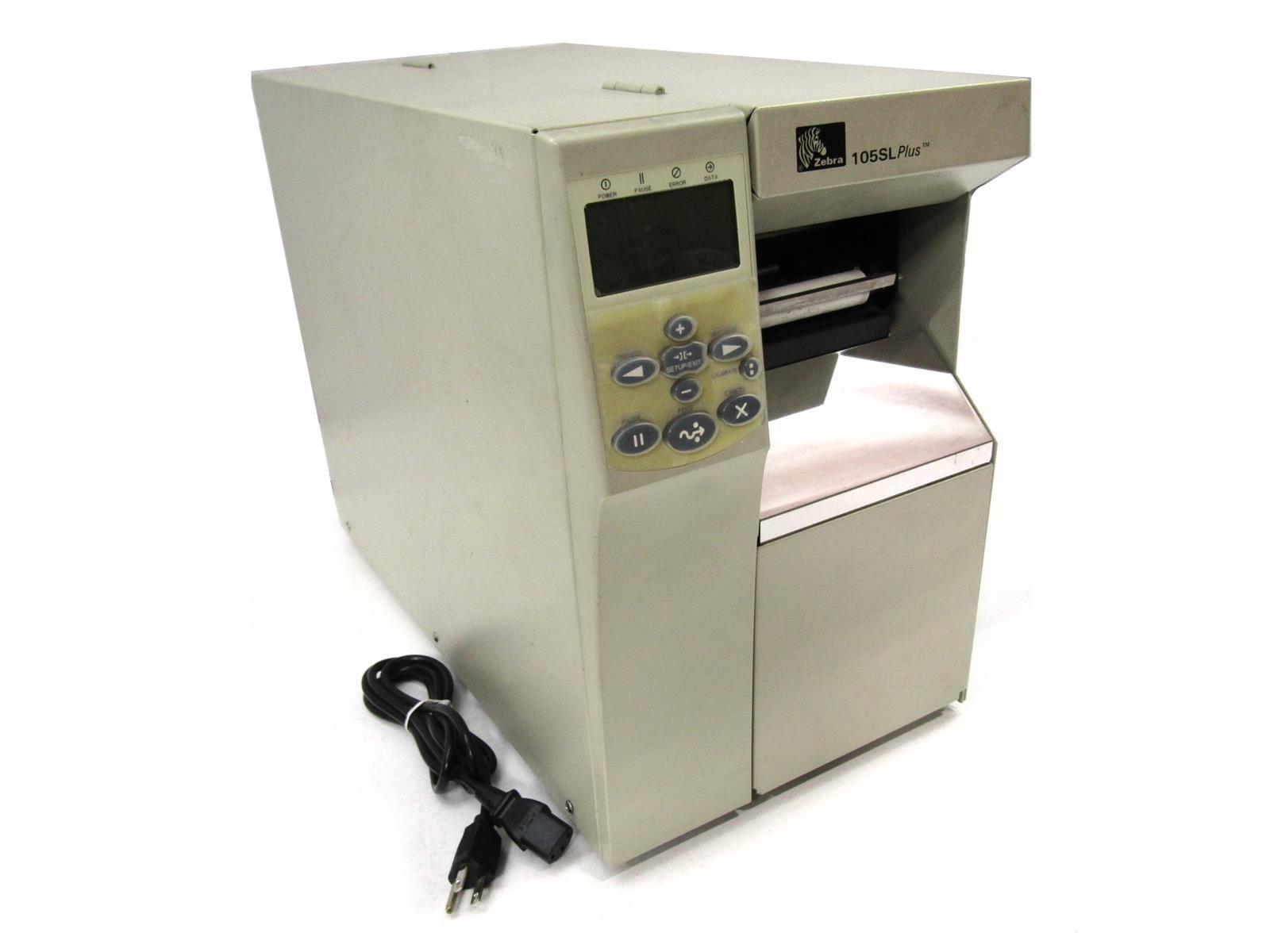 Zebra 105SLPlus Monochrome Thermal Printer | 203dpi | Total Usage: 10.1km - 15km