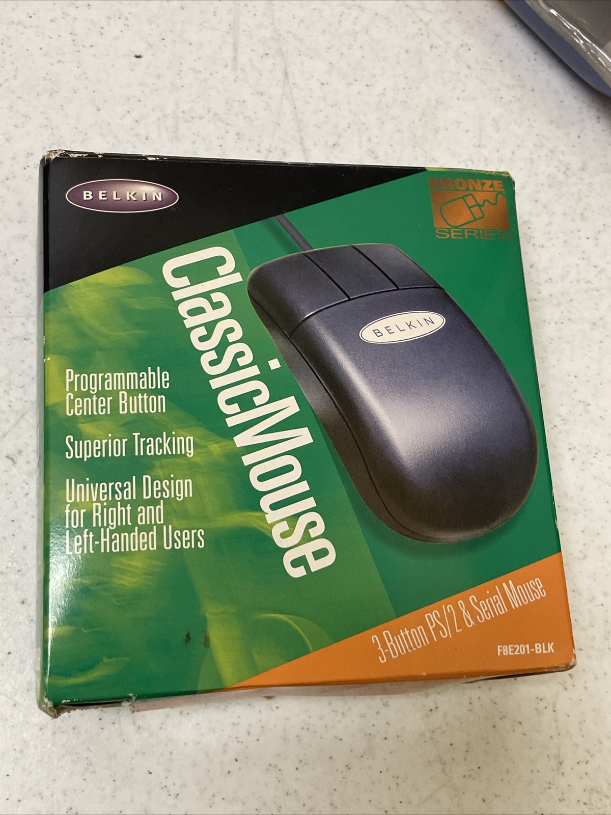 Belkin Bronze Series Classic Mouse Black Vintage Collection Archive *
