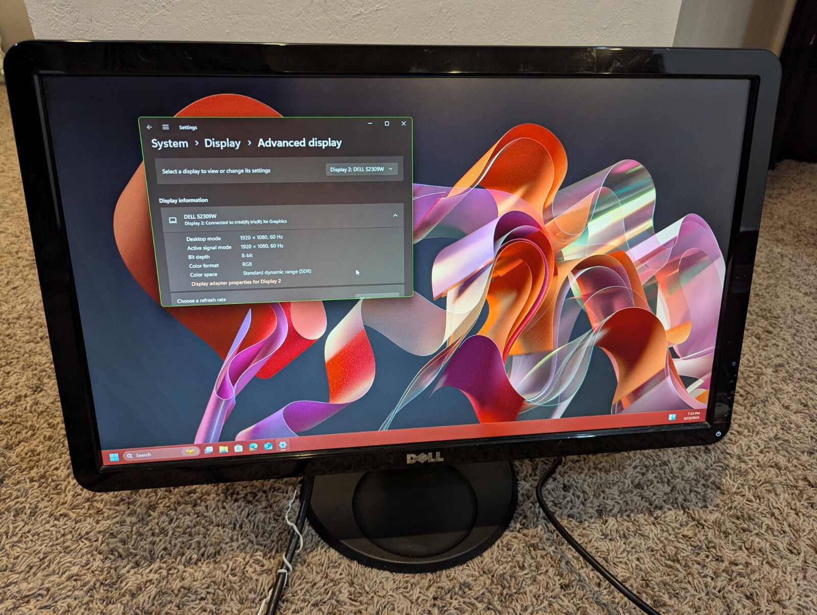 Dell S2309WB 23" Full HD LCD Monitor