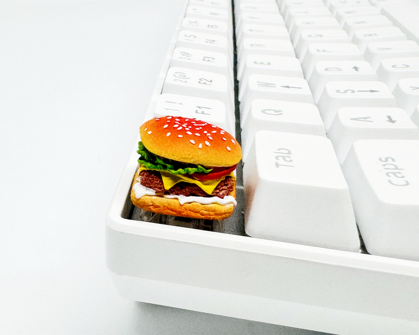Hamburger Keycaps Artisan Food Keycap For MX Mechanical Keyboard