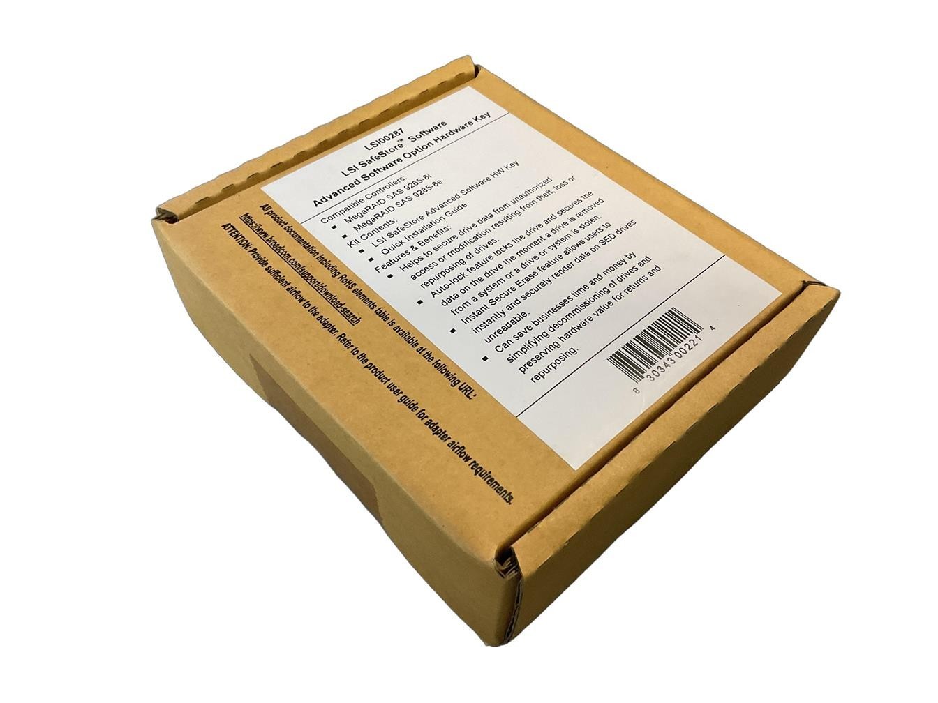 LSI00287 AVAGO LSI SAFESTORE HW KEY L5-25118-01 New
