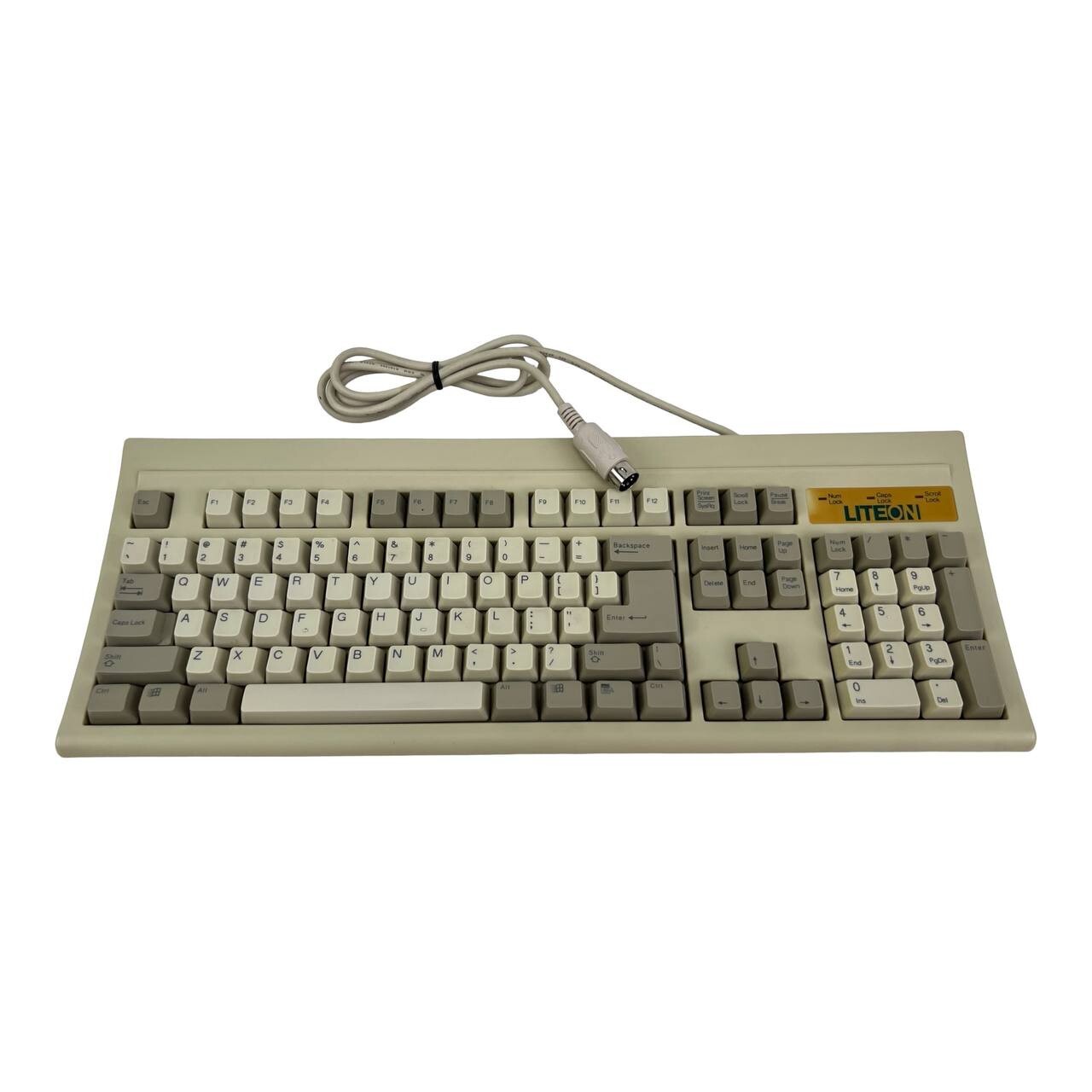 LITE-ON Keyboard SK-710W GYUR29SK - vintage, PS2 mechanical