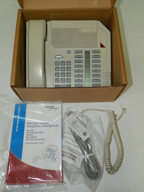 NEW NORTEL NT9K16AA35 DESK DISPLAY PHONE M2616 BASIC
