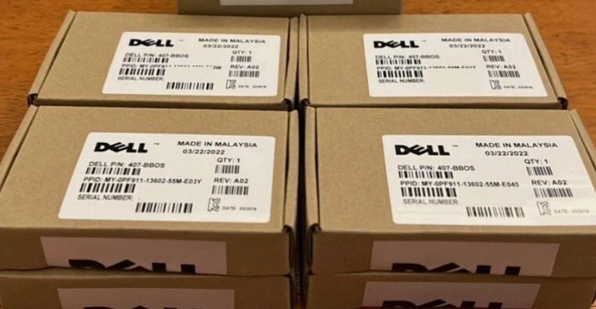 Dell 407-BBOS 1000BASE-T RJ-45 SFP Copper Transceiver Module 1GbE - NEW Sealed