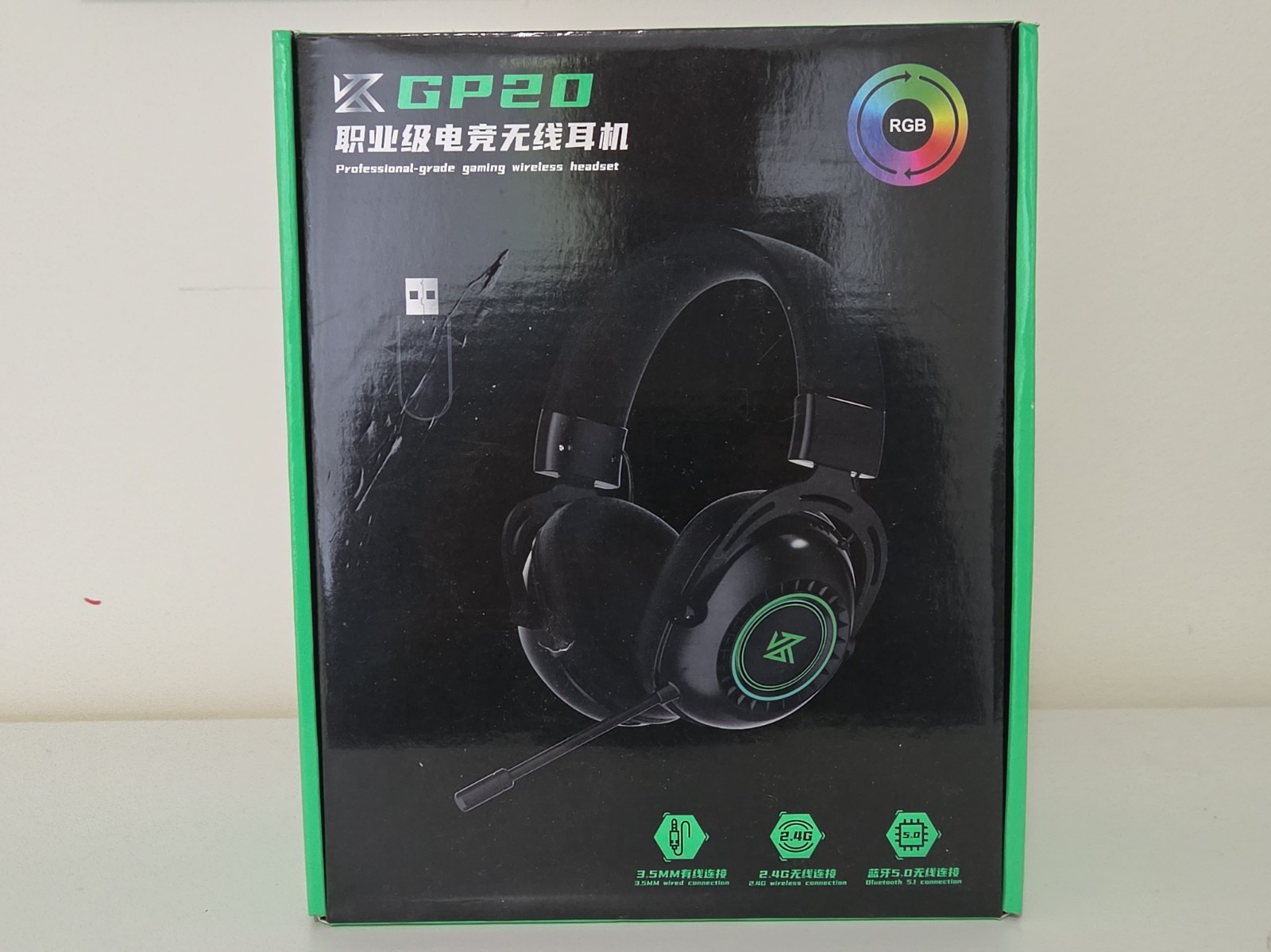 NEW GP20 Professional Grade Gaming Wireless Headset Bluetooth, Wired Connection