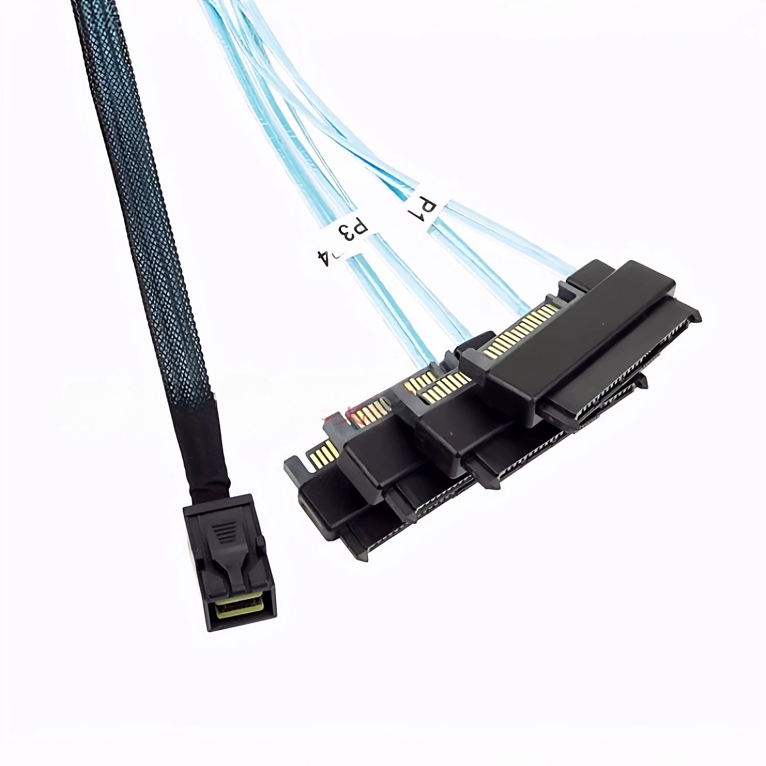 HD1 drag 4Mini SAS cable SFF8643 to 4SAS hard disk 29P 8482 12G data cable