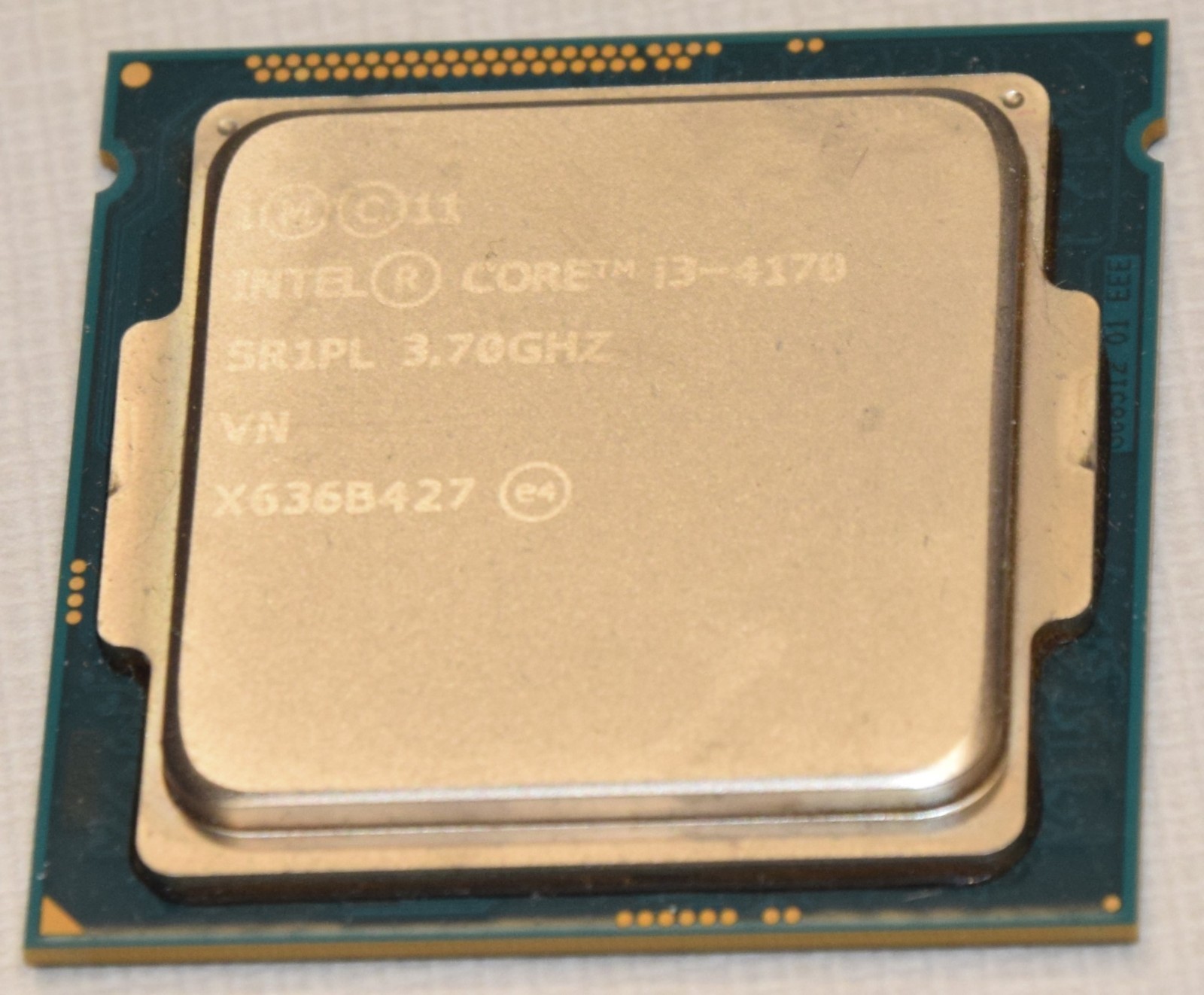 Intel i3-4170 SR1PL Dual Core HT CPU Processor 3.7Ghz 4MB Smart Cache LGA 1150