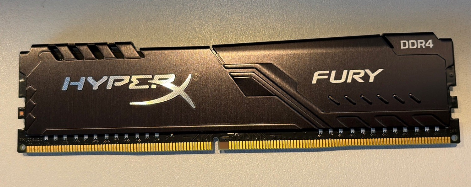 HP Kingston HyperX Fury 8GB (1x8GB) DDR4 3200MHz Desktop RAM HP32D4U8S8HC-8X