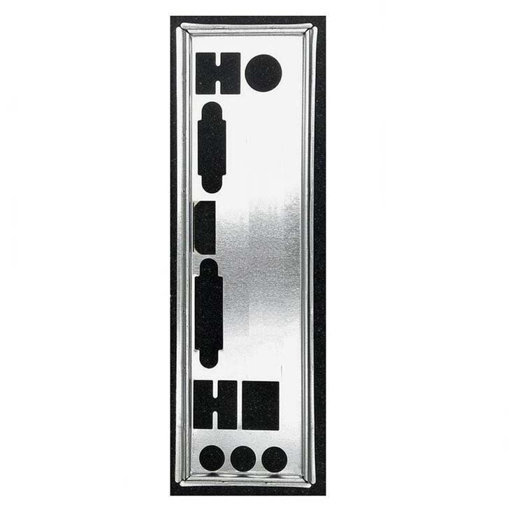 OEM I/O Shield For Biostar H77MU3，H61MHB，B75MU3+ Motherboard Backplate IO