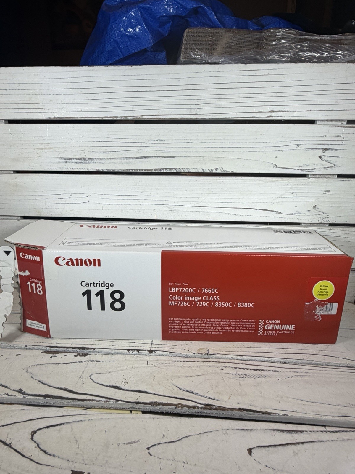 Genuine Canon 118 Yellow Toner Cartridge OEM 2659B001AA