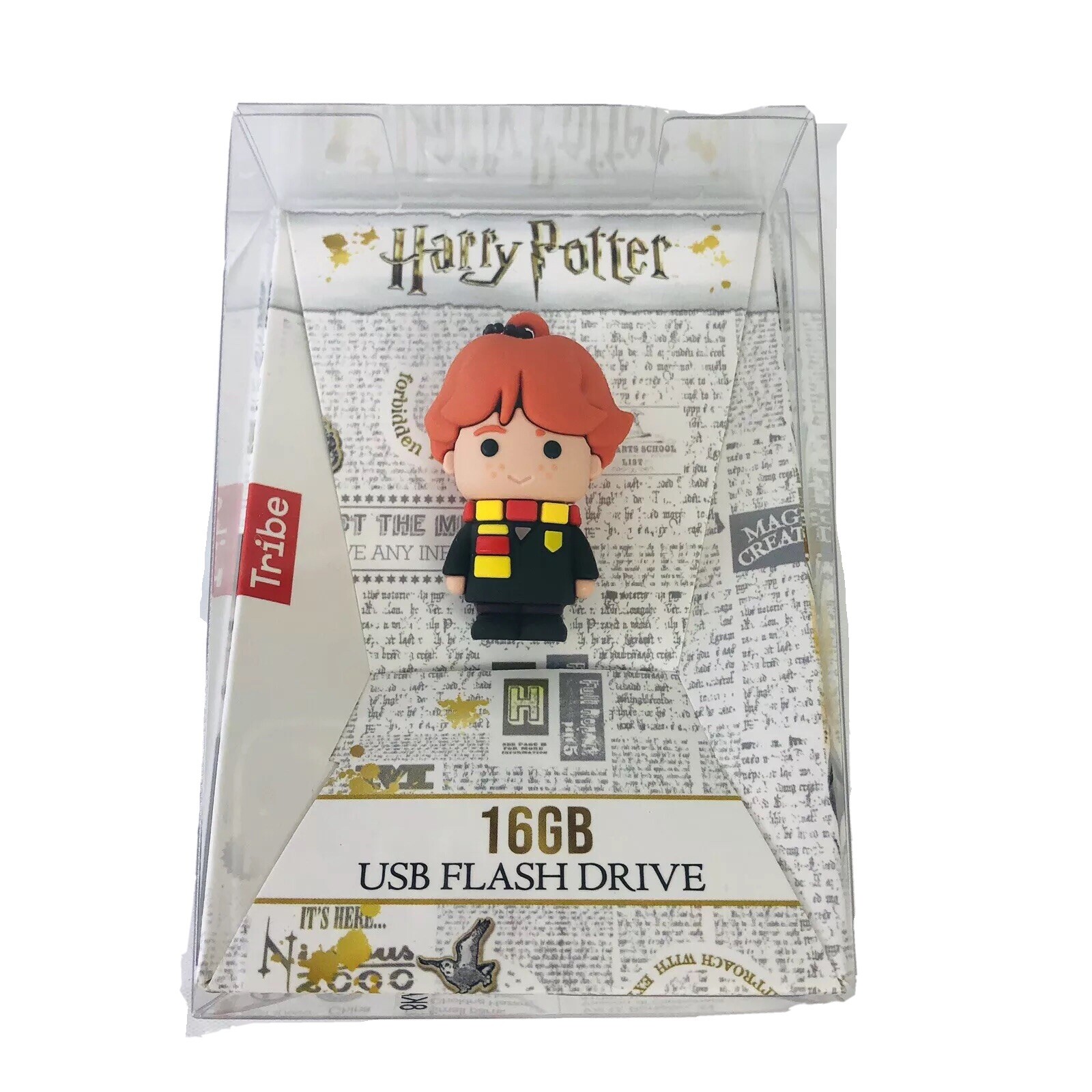 Tribe Tech 16GB Ron Weasley (Harry Potter) USB Flash Drive Key Chain New