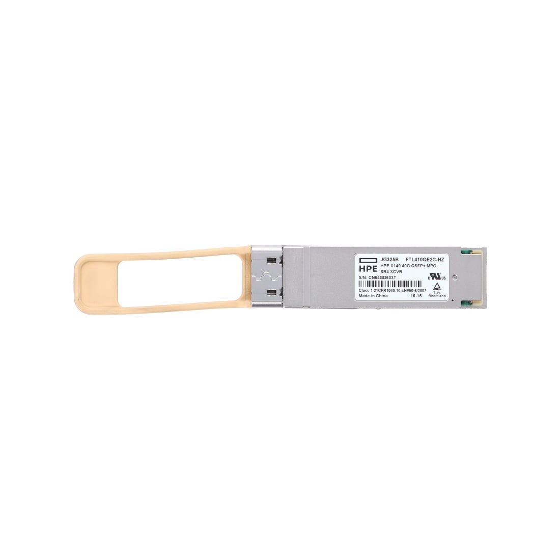 (Lot of 3) Genuine HP JG325B X140 40G QSFP+ MPO SR4 XCVR Transceiver - Open Box