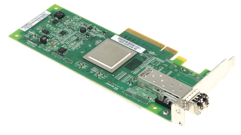 QLOGIC QLE2560-F SINGLE PORT FC 8GB PX2810403-58 PCIe LP