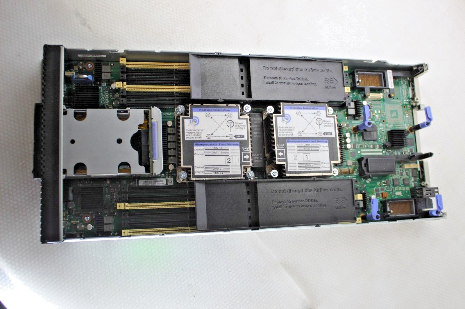IBM 9532 FLEX X240 M5, No RAM, 2 X E5-2630 V4 BLADE, No HDD