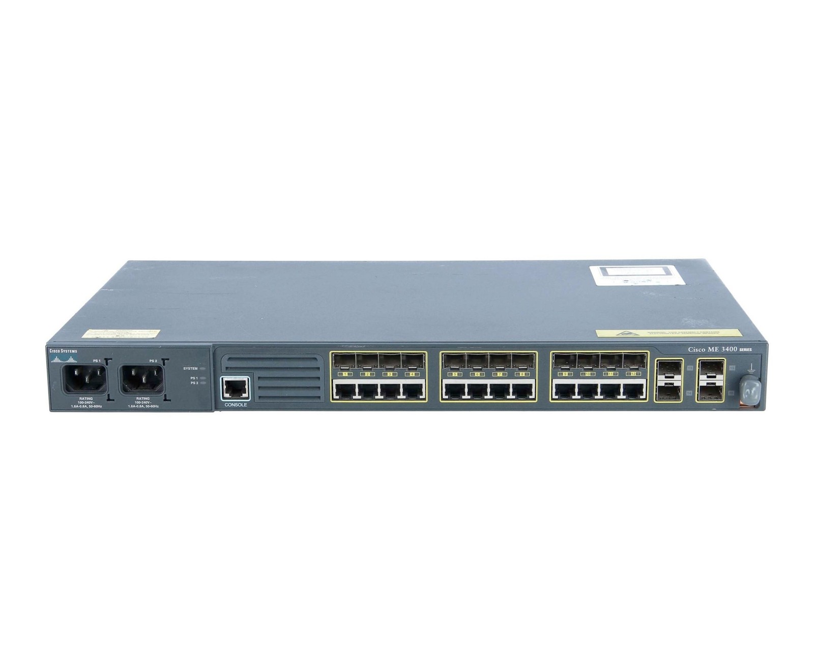 Cisco ME-3400EG-12CS-M 12-Port External Managed Switch, 1 Year Warranty