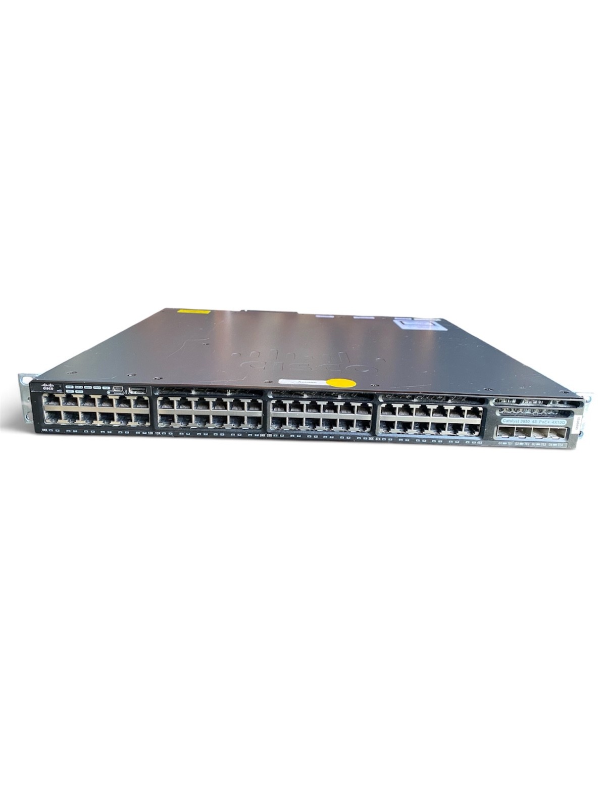 CISCO WS-C3650-48PQ-S 48 Port Gig PoE+ Switch 10Gig Uplinks 3650-48PQ-S DUAL PWR