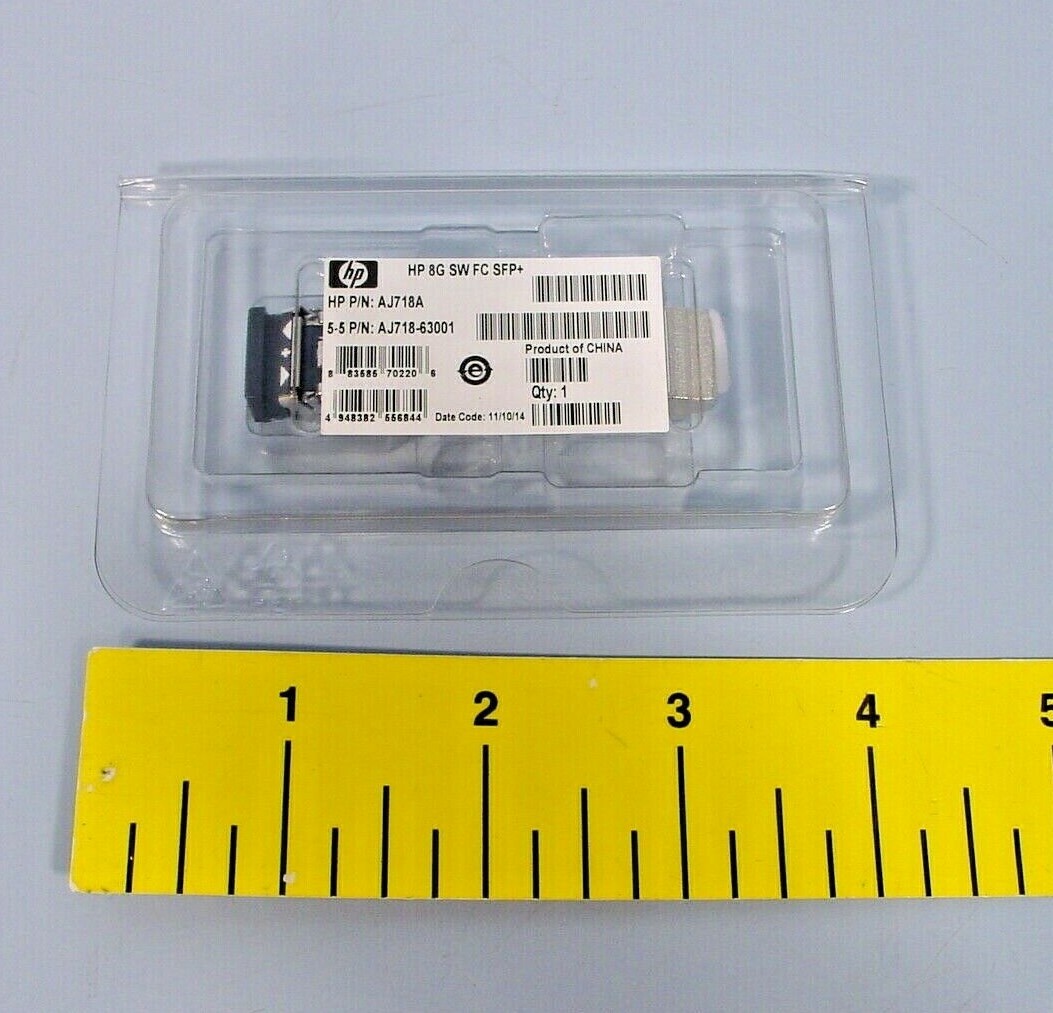 HP AJ718A AJ718A-63001 8Gb SW B-series FC SFP+ NEW