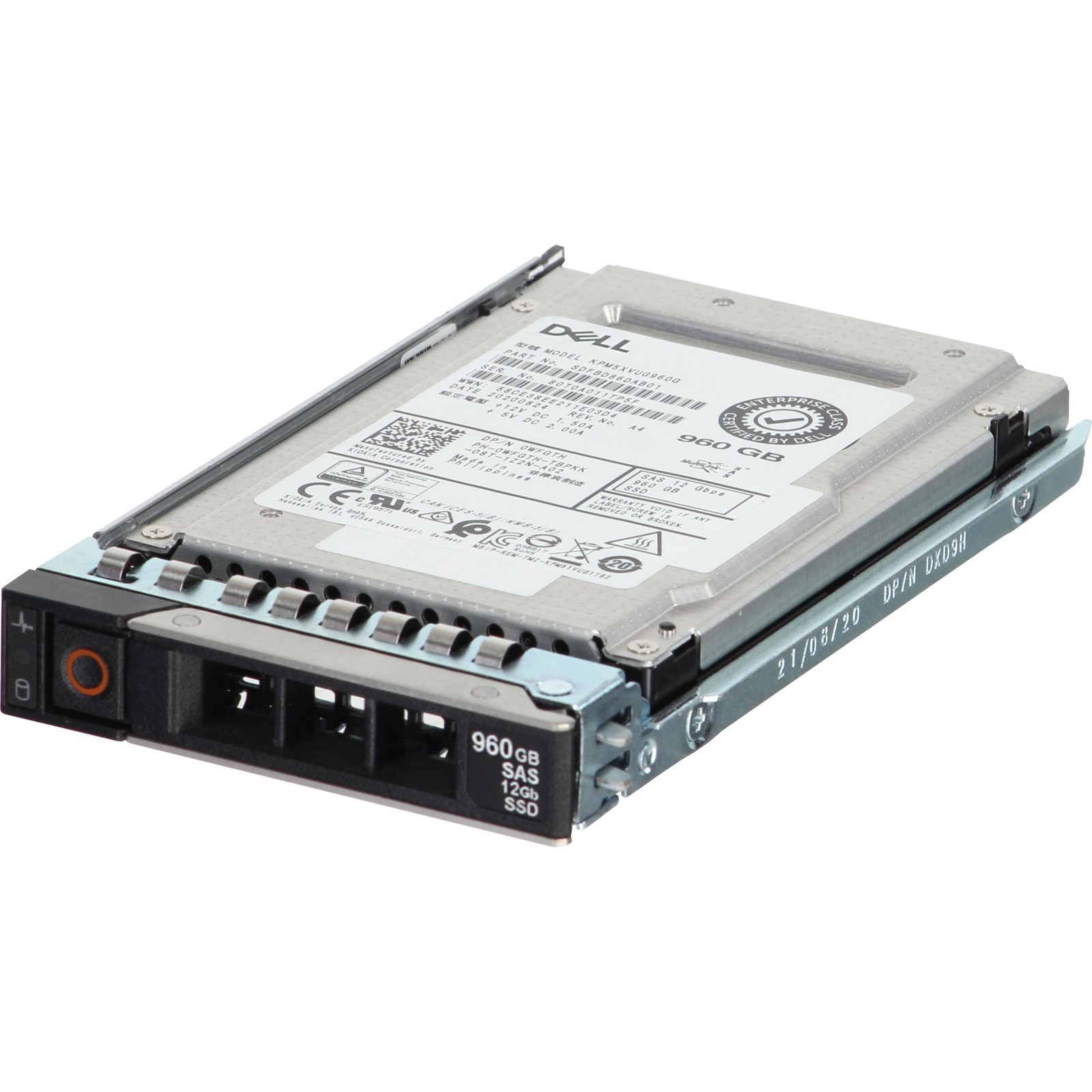 WFGTH Dell 960GB 12Gbps SAS MU MLC 2.5 SSD KPM5XVUG960G CPO -R