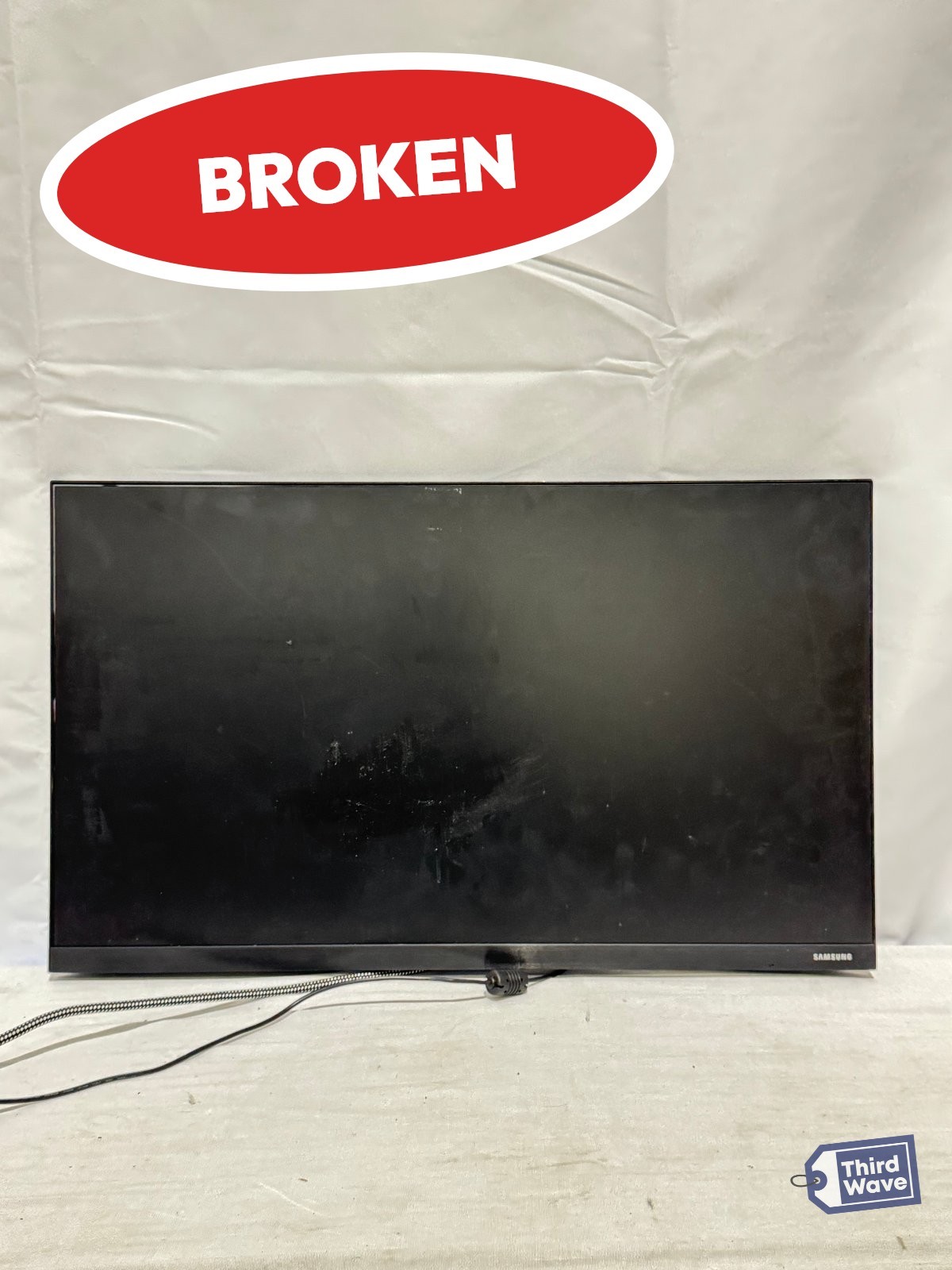 (BROKEN) Samsung T350 Series 24in IPS Monitor FHD 1080p 75Hz Blue Gray