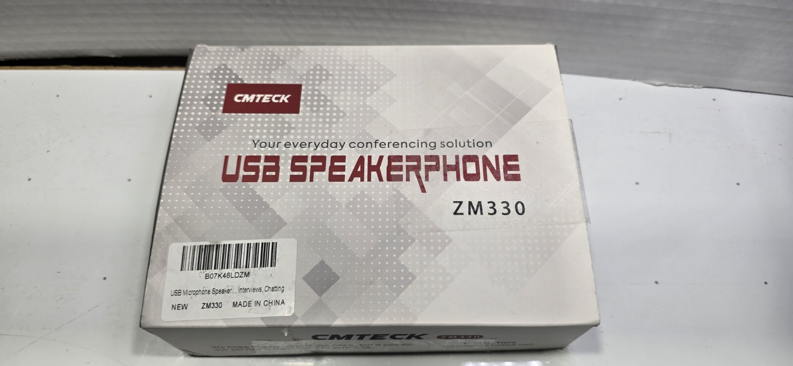 CMTECK ZM330 Speakerphone USB Microphone Speakers Omnidirectional Desktop Mic
