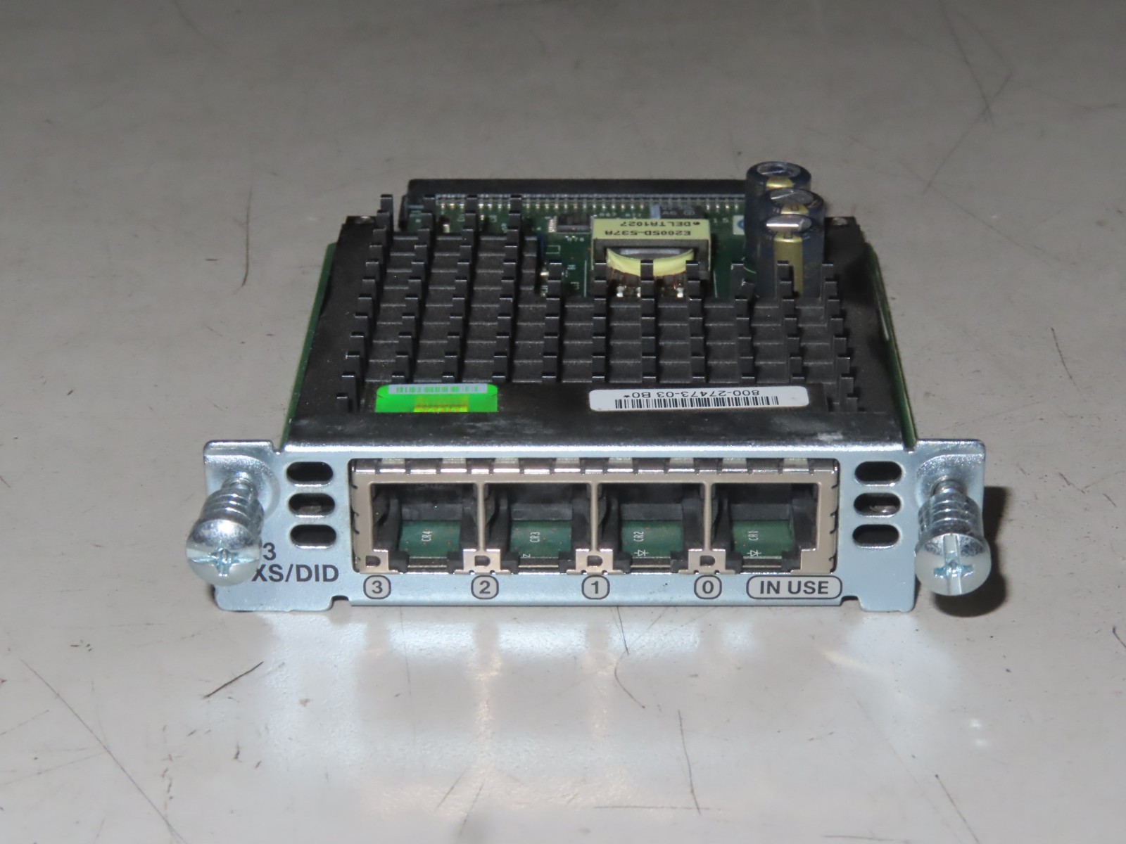 CISCO  VIC3-4FXS/DID 4-PORT VOICE INTERFACE CARD FXS DID