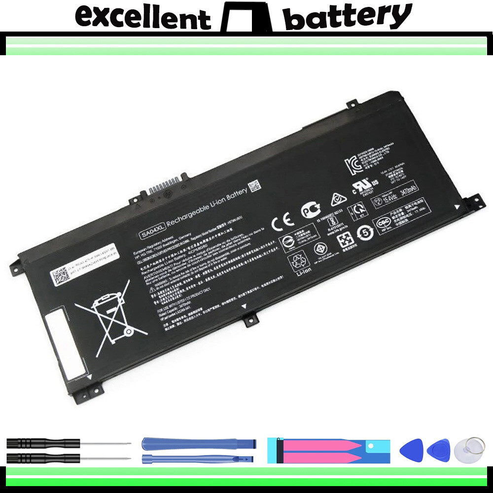 SA04XL Battery For HP ENVY x360 15-dr 15-dr1017tx 15-ds 15-ds0040au 55.67Wh