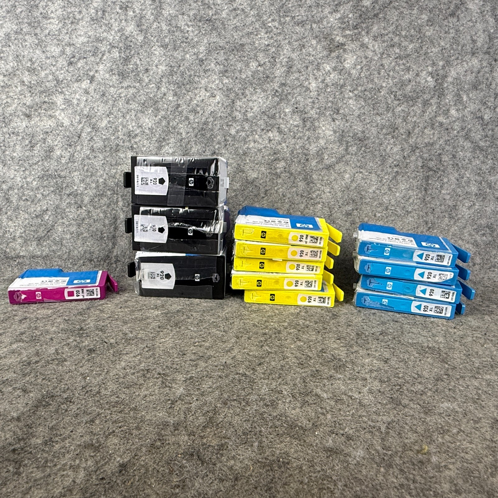 Lot 13 New Genuine HP 920XL High Yield Ink Black/Magenta/Yellow/Cyan Sealed