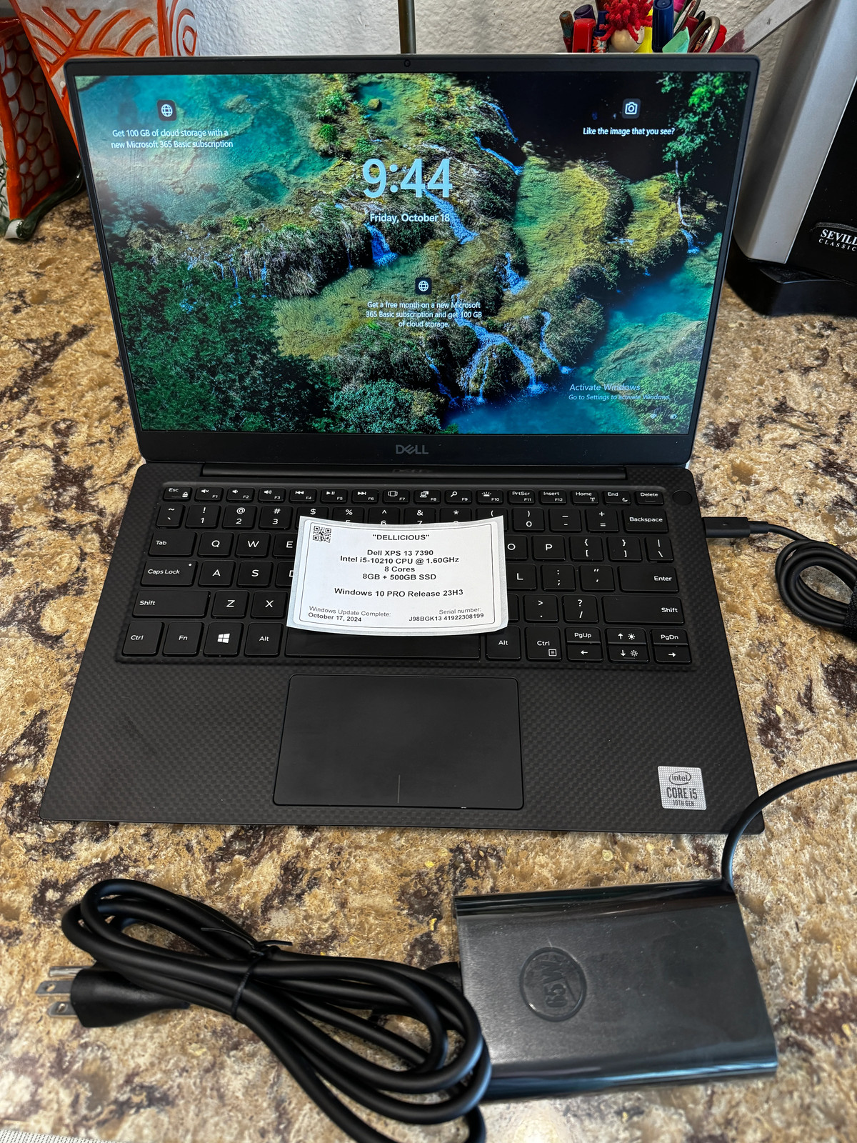 Dell XPS 13 7390 13.3" (256GB SSD, Intel Core i5-10210U, 1.60GHz, 8GB RAM)