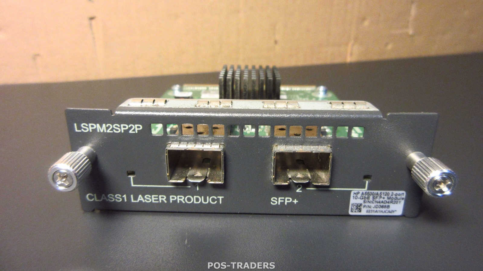HP JD368B LSPM2SP2P 2-Port 10GbE SPF+ Module FROM HP JG542A 5500-48G-PoE+-4SFP