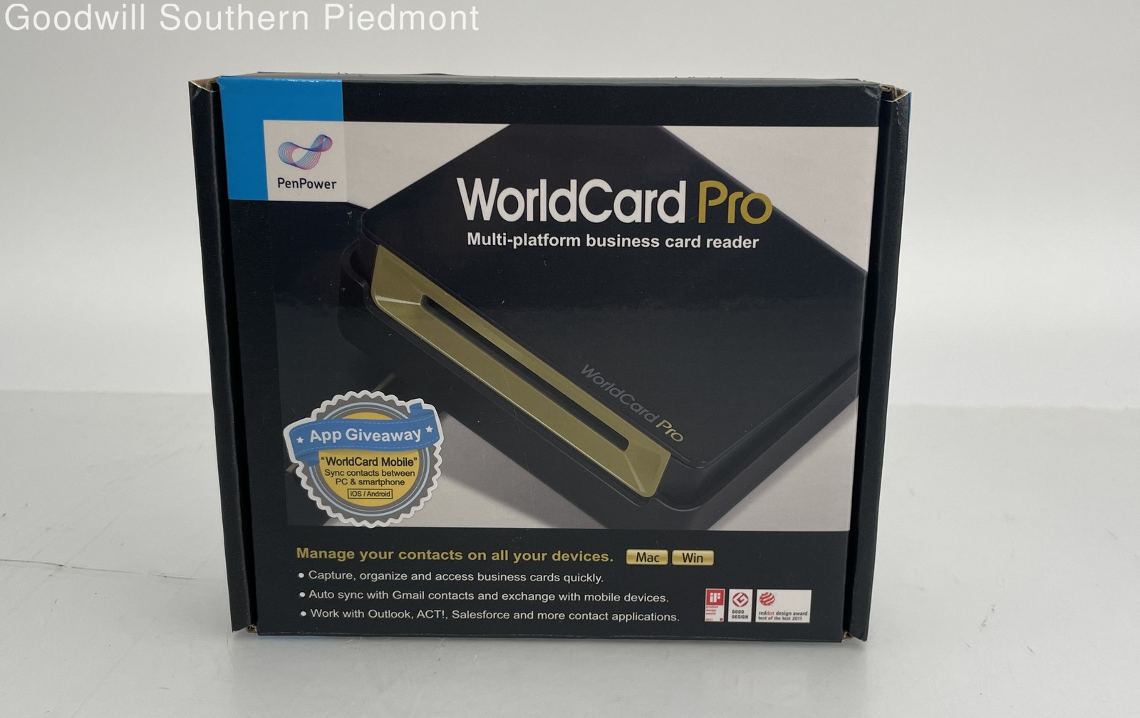 PenPower WorldCard Pro Business Card Reader - Open Box