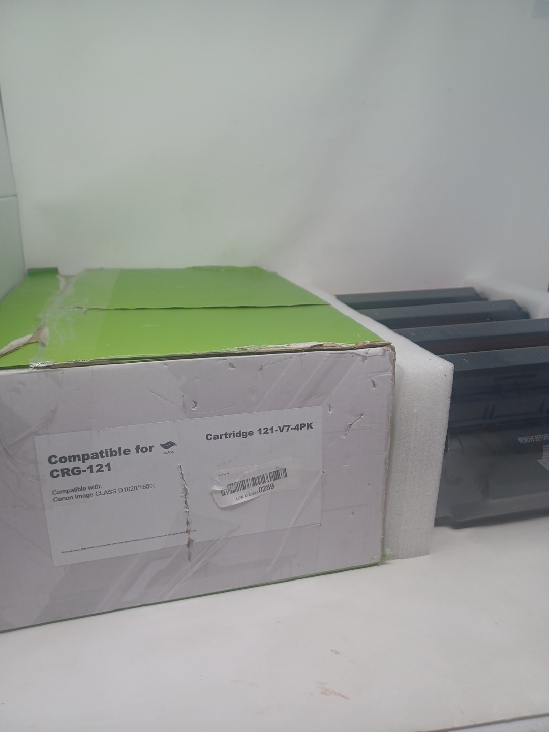 4PK Toner Compatible for Canon 121 Black Toner 3252C001 ImageClass D1650 D1620
