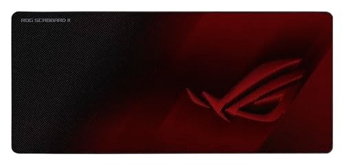 Gaming Mouse Pad, 35.4" x 14.7" Extended Size, Black, Non-Slip Base