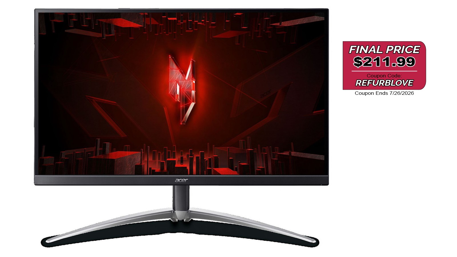 Acer Nitro XV273K V3 27" 3840x2160 160Hz 400Nit 0.5ms 100x100 Refurbished