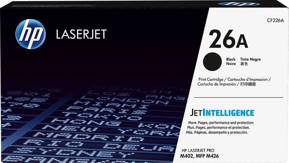 HP 26A CF226A Black LaserJet Toner Cartridge M402 M426 Series 3100 Pages New