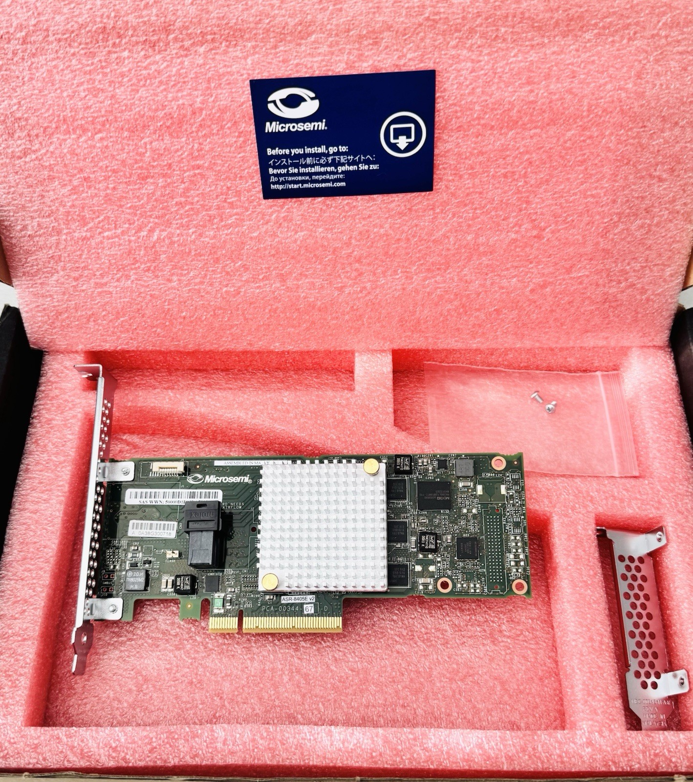 Microsemi ASR-8405E RAID Controller Card