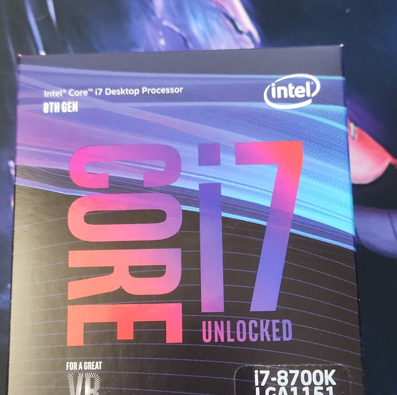 Intel Core i7-8700K 8th Gen Coffee Lake 3.7GHz/4.7GHz LGA1151 Desktop Processor