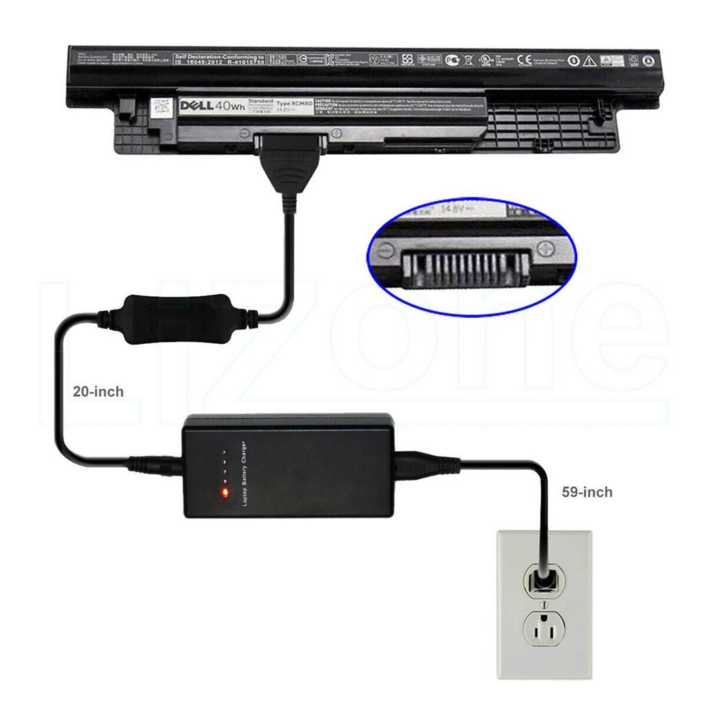 External Laptop Battery Charger for Dell Inspiron XCMRD 3421 3521 3721 5521 5721