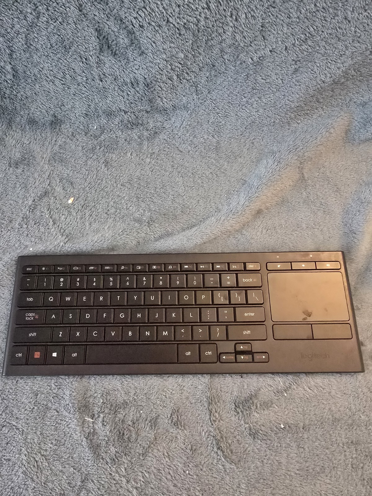 Logitech K830 Wireless Illuminated Keyboard w/Touchpad  Bluetooth Only/No Dongle