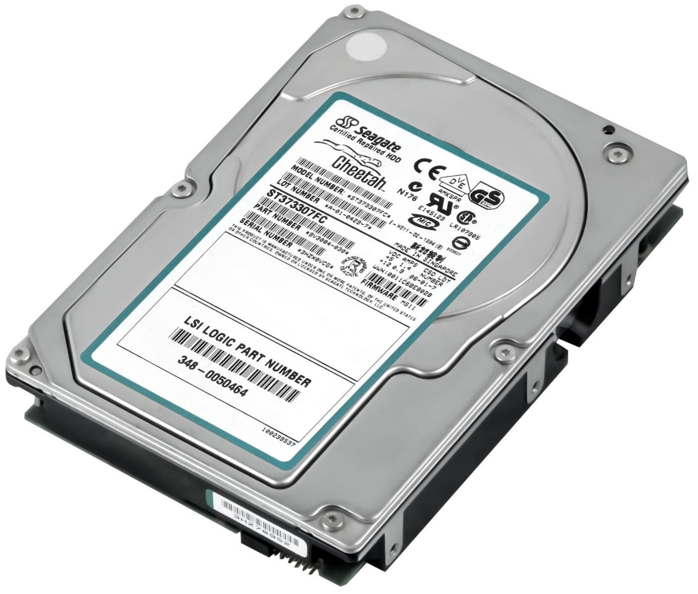 LSI Cheetah 348-0050464 73GB 10K 8MB 3.5" FC Hot Swap HDD Internal