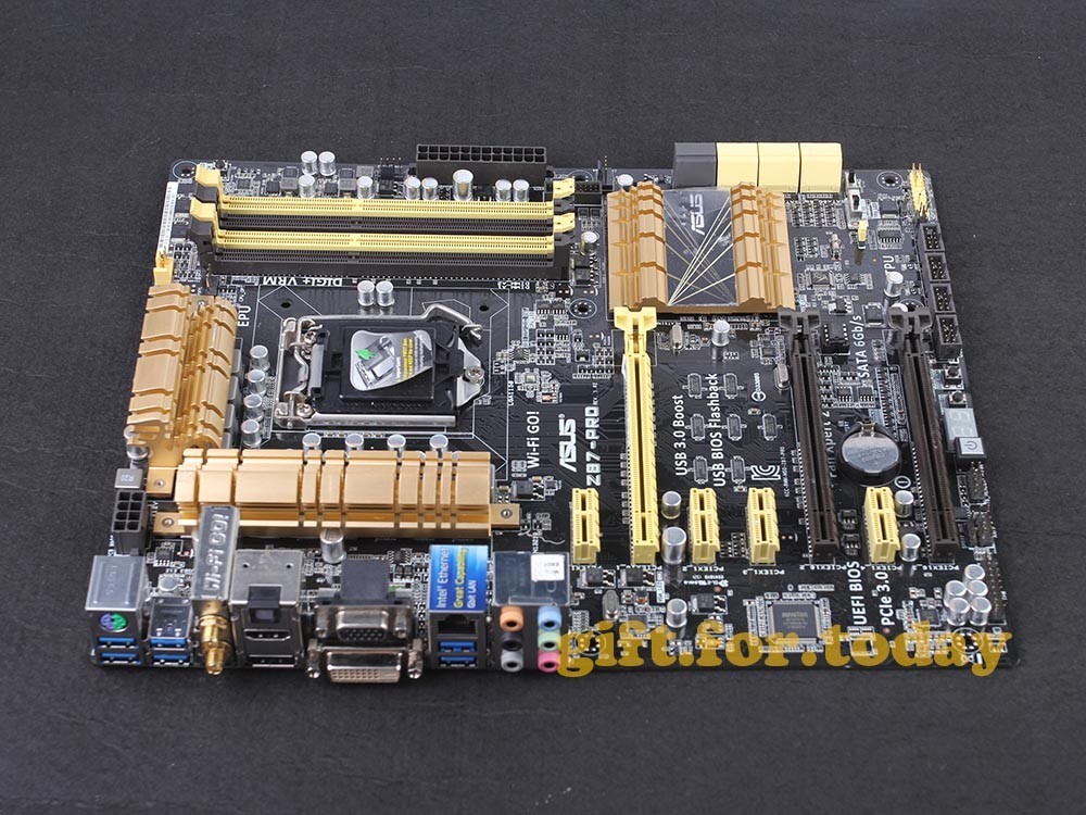 ASUS Z87-PRO LGA 1150 Intel Z87 DDR3 DVI HDMI USB3.0 ATX Motherboard With I/O