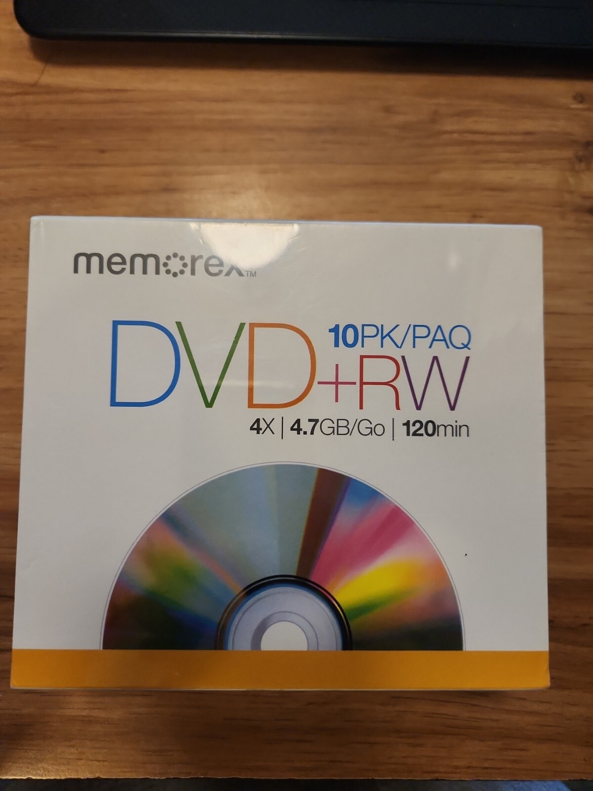 Memorex 4x DVD+RW , 4.7 GB/GO , 120 MIN , 10 PK/PAQ