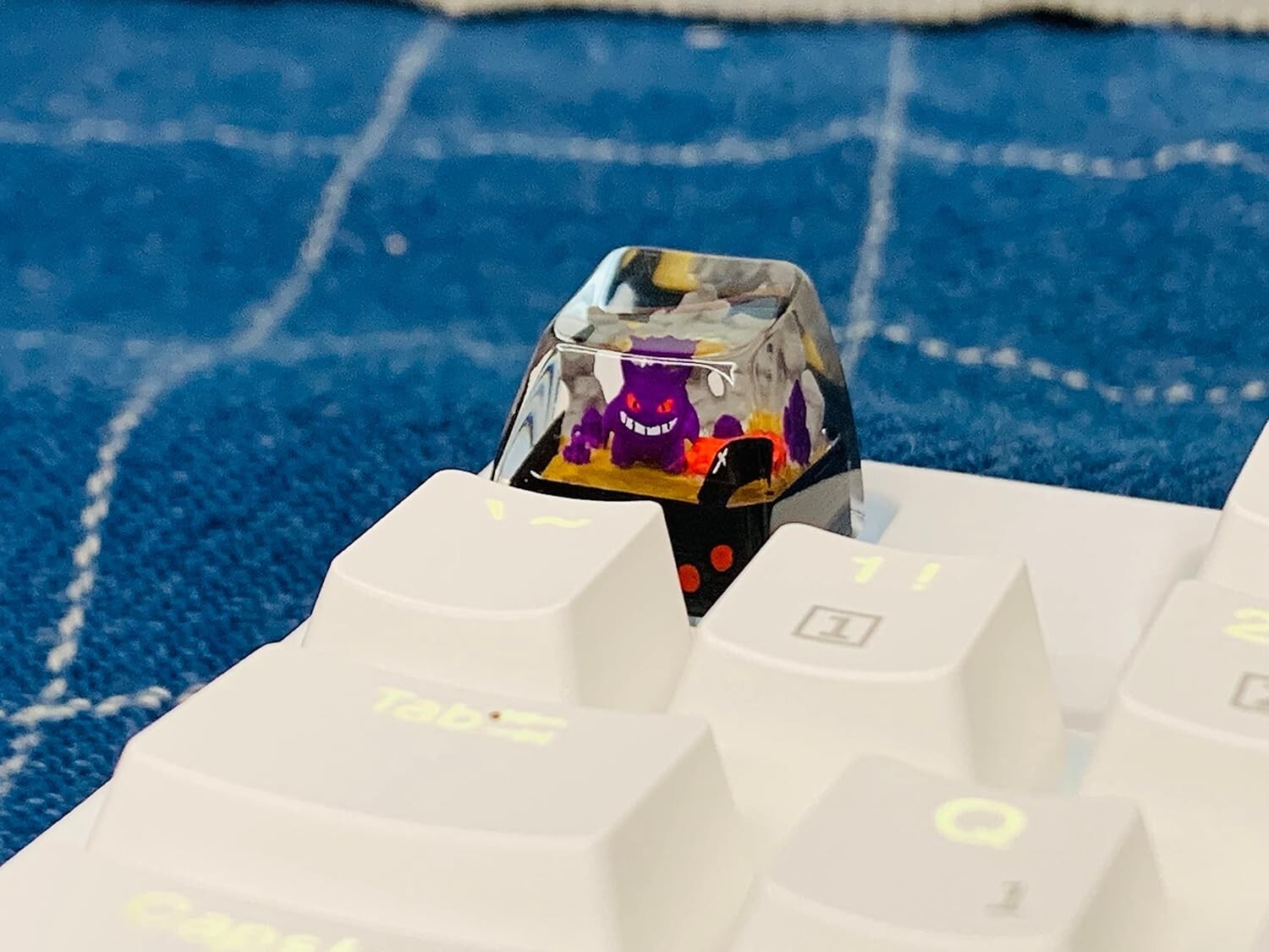 b3 cho26key Gaming Keycaps for Cherry MX Switches OEM R4 Hand Made Resin keycap
